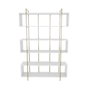Hanah Home Estantería Bruti Blanco y Dorado
